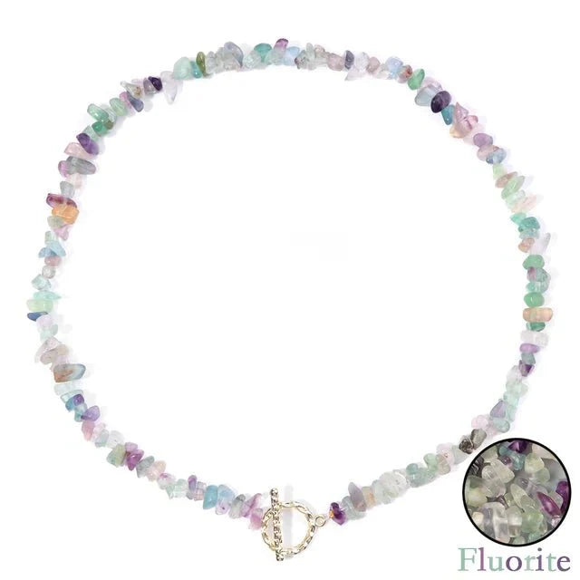 Zenya | Boheemse Ketting met Natuurlijke Halfedelstenen – Heling & Harmonie