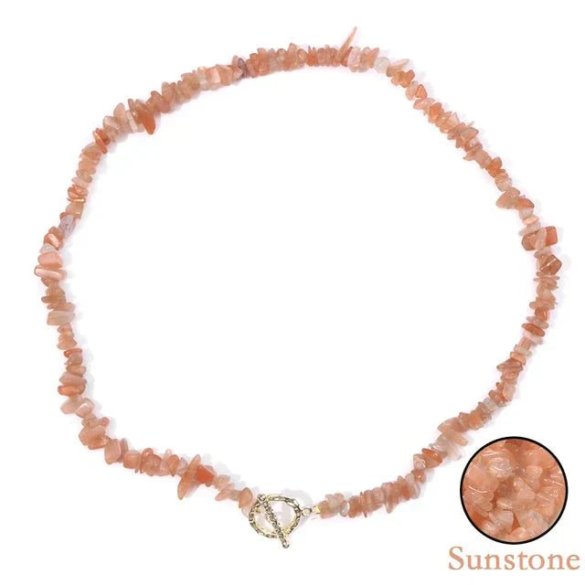 Zenya | Boheemse Ketting met Natuurlijke Halfedelstenen – Heling & Harmonie