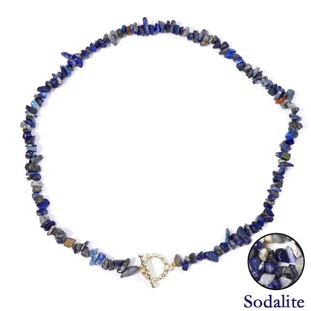 Zenya | Boheemse Ketting met Natuurlijke Halfedelstenen – Heling & Harmonie