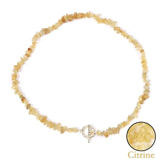 Zenya | Boheemse Ketting met Natuurlijke Halfedelstenen – Heling & Harmonie