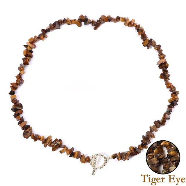 Zenya | Boheemse Ketting met Natuurlijke Halfedelstenen – Heling & Harmonie
