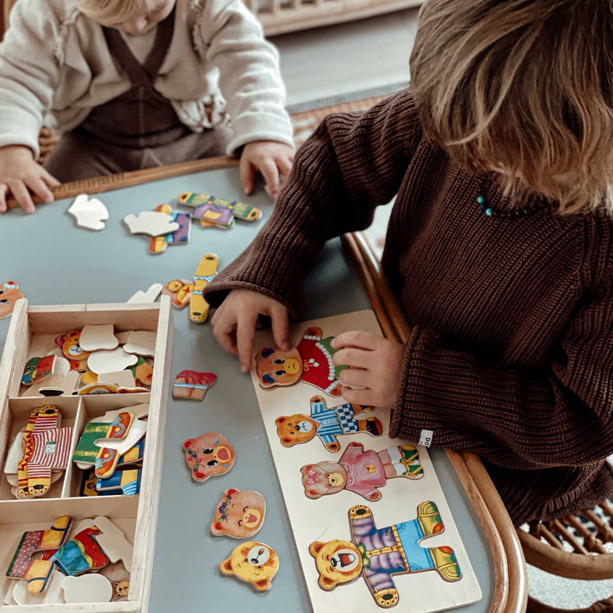 houten puzzel dressup