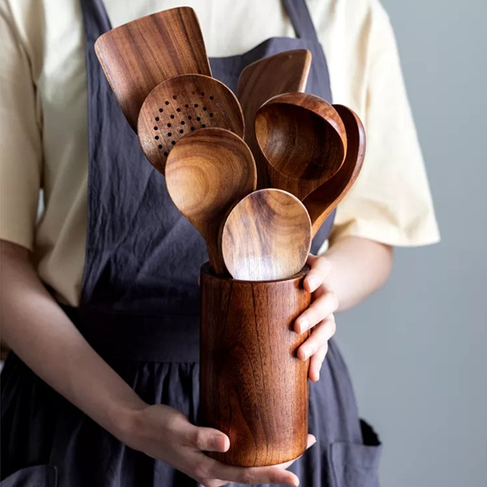 keuken gerei hout