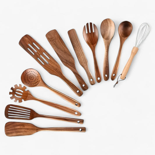 keukenset hout spatels
