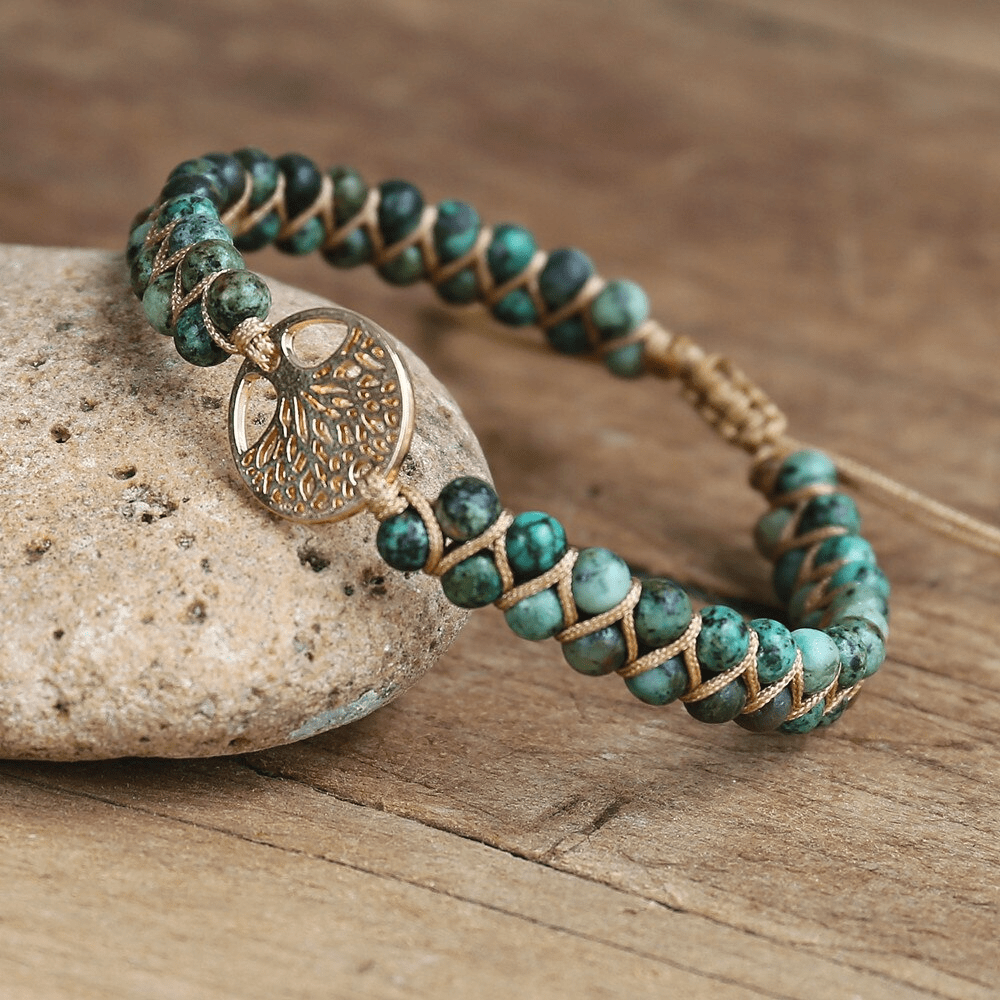 Aralia - Armband Levensboom met Jaspis