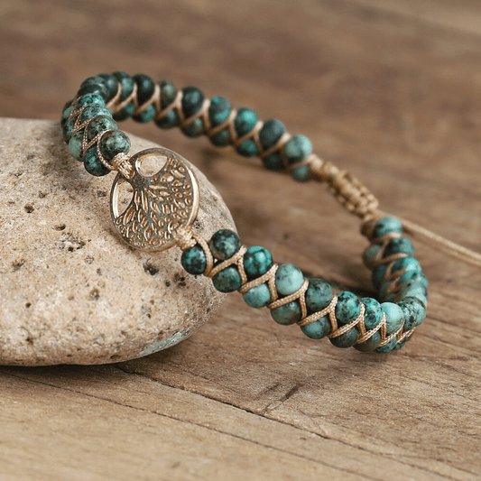 Aralia - Armband Levensboom met Jaspis