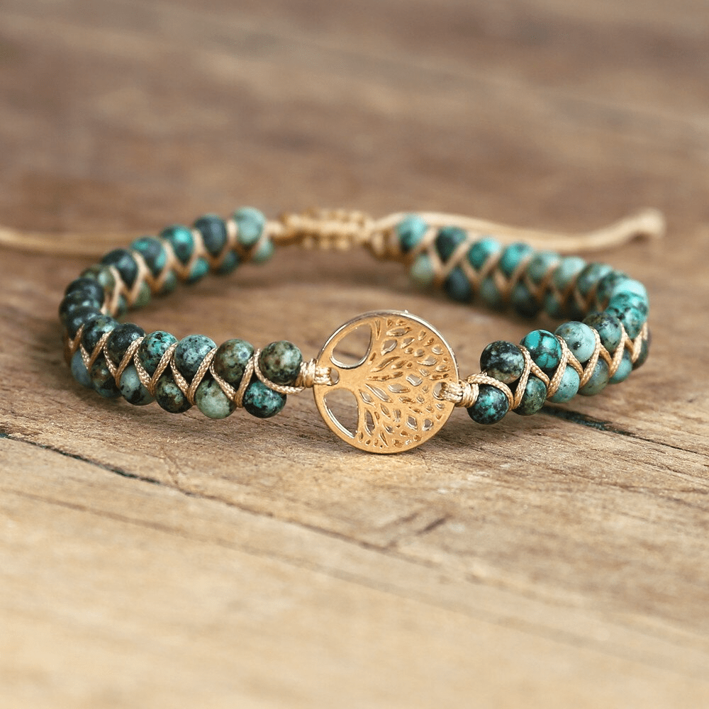 Aralia - Armband Levensboom met Jaspis
