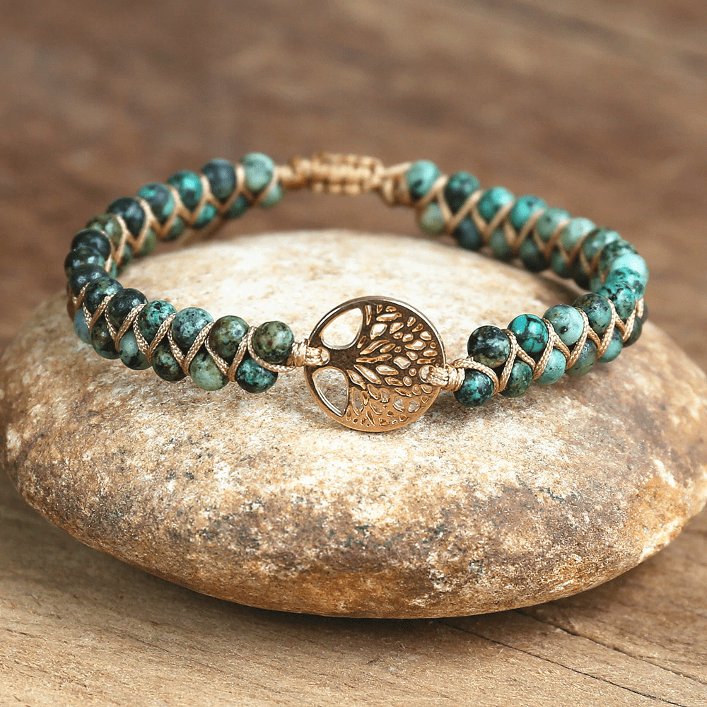 Aralia - Armband Levensboom met Jaspis