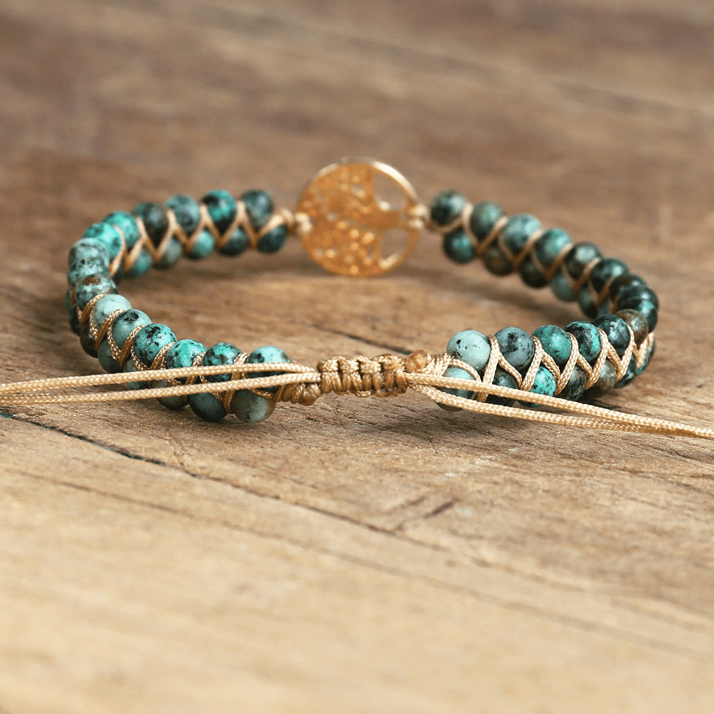 Aralia - Armband Levensboom met Jaspis