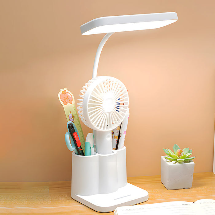 BrightDesk – LED Bureaulamp met Geïntegreerde Pennenhouder