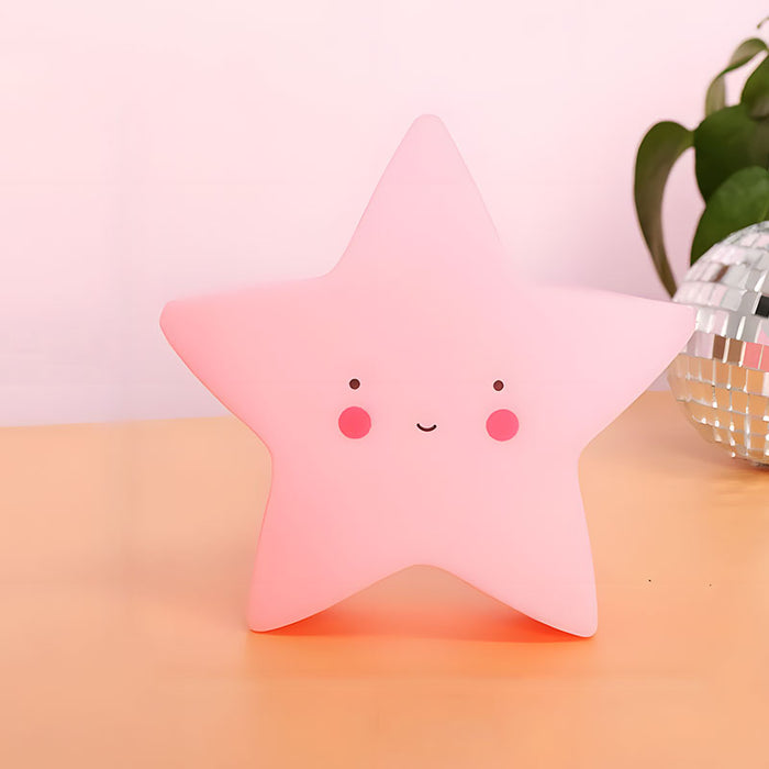 nachtlamp in de vorm van een ster