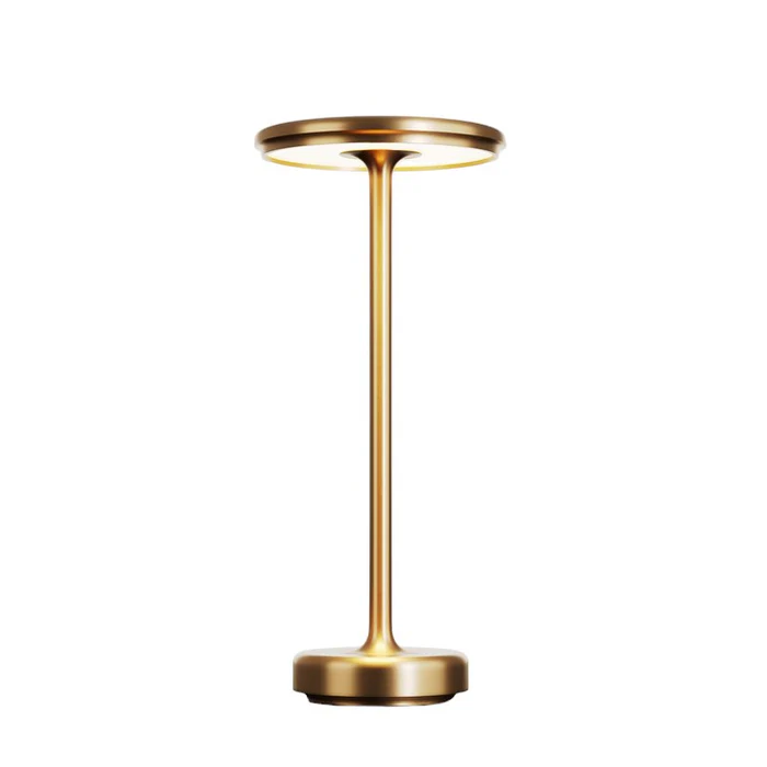 oplaadbaar tafellamp goud chique