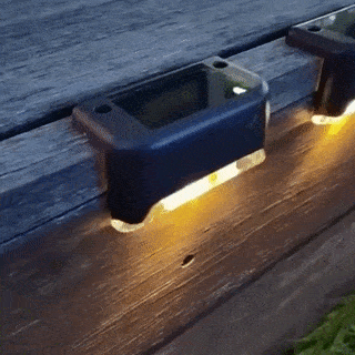 VerdeLight LED Lampen – 4 Stuks Sfeervolle Tuinverlichting op Zonne-energie, IP44 Waterdicht, Diverse Kleuren voor Buiten en Trappen