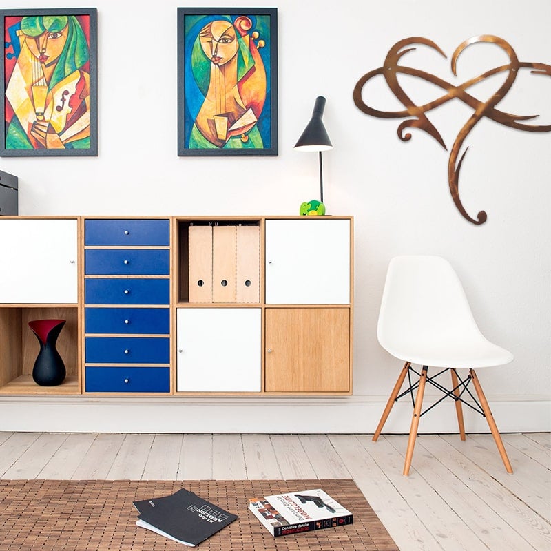Alles is Liefde - Oneindigheid Hart Muurdecoratie