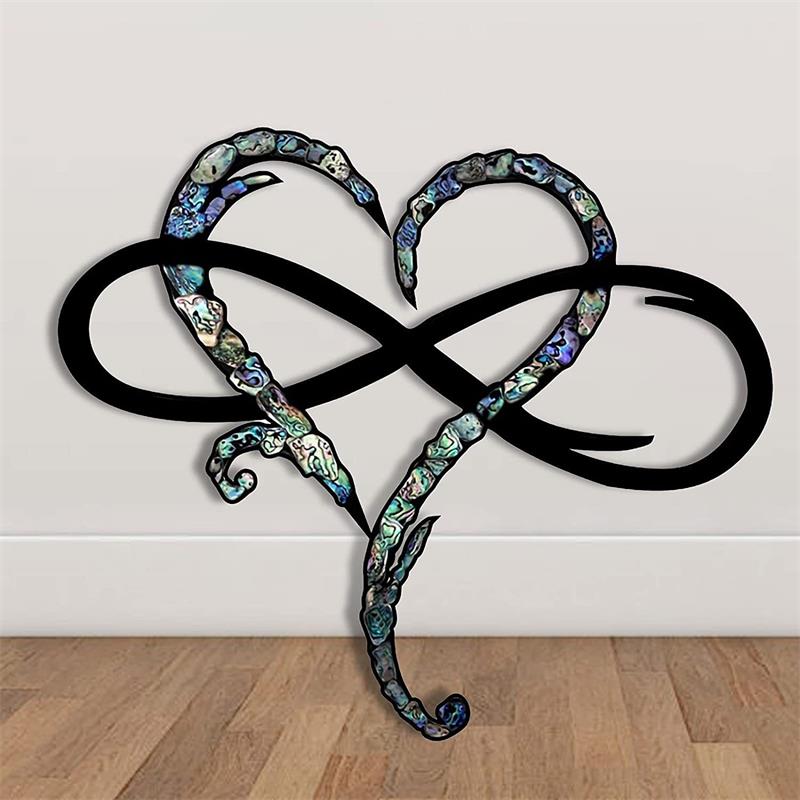 Alles is Liefde - Oneindigheid Hart Muurdecoratie