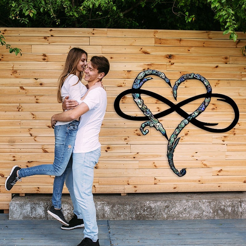 Alles is Liefde - Oneindigheid Hart Muurdecoratie