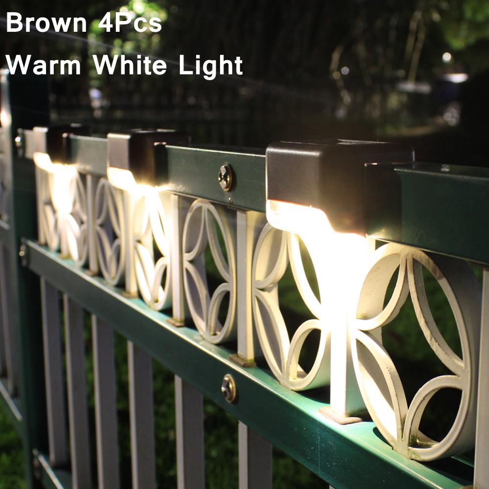 VerdeLight LED Lampen – 4 Stuks Sfeervolle Tuinverlichting op Zonne-energie, IP44 Waterdicht, Diverse Kleuren voor Buiten en Trappen