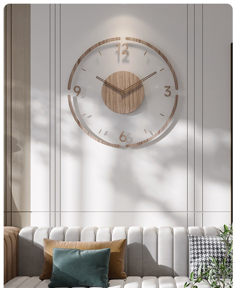wandklok hout