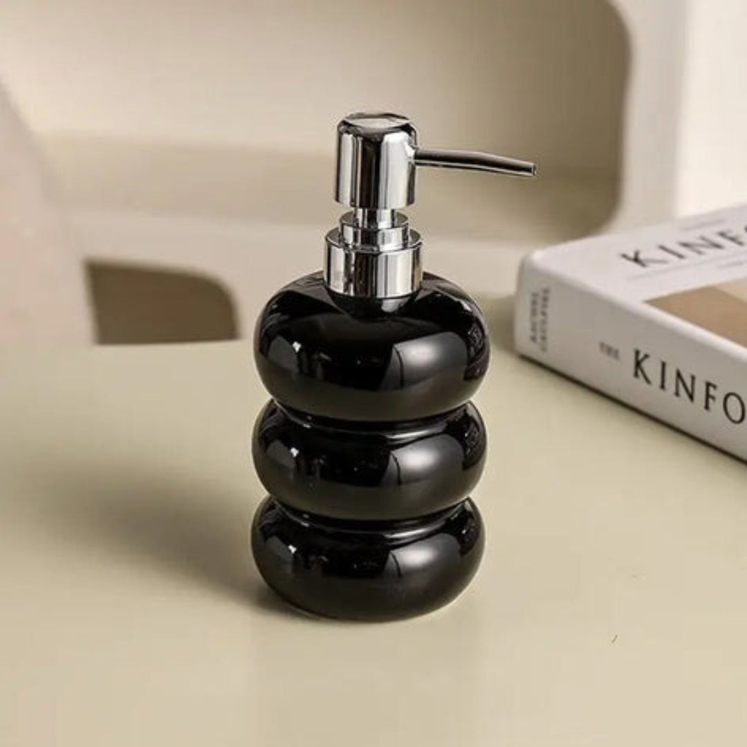 zeep dispenser zwart
